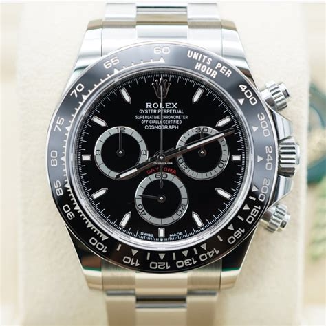 rolex daytona black dial 2024